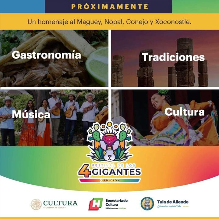Ya viene el Festival de los 4 Gigantes en Tula, la gran celebración tolteca