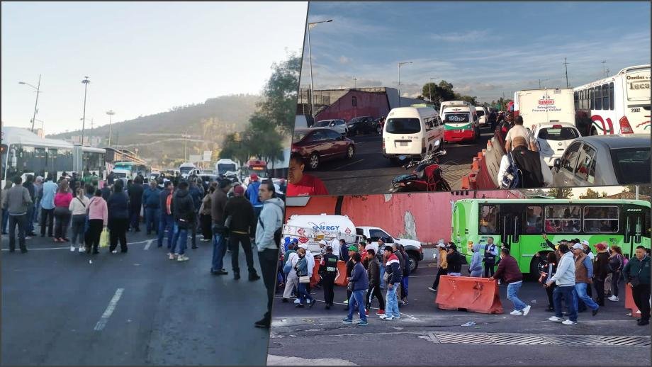 Comienzan bloqueos de transportistas: un caos la México-Pachuca