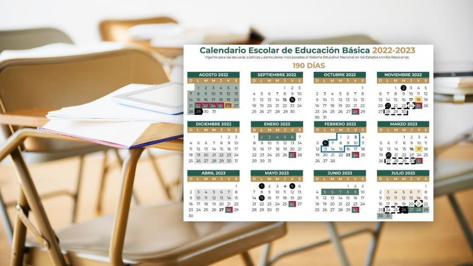 ¡Ya vienen las clases! Este es el calendario oficial del ciclo escolar 2022-2023