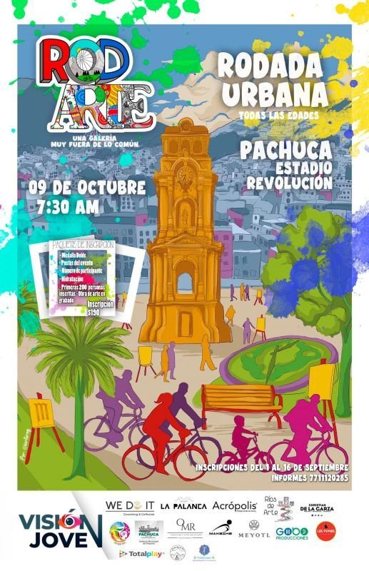Este evento combinará ciclismo, turismo, arte y cultura en Pachuca