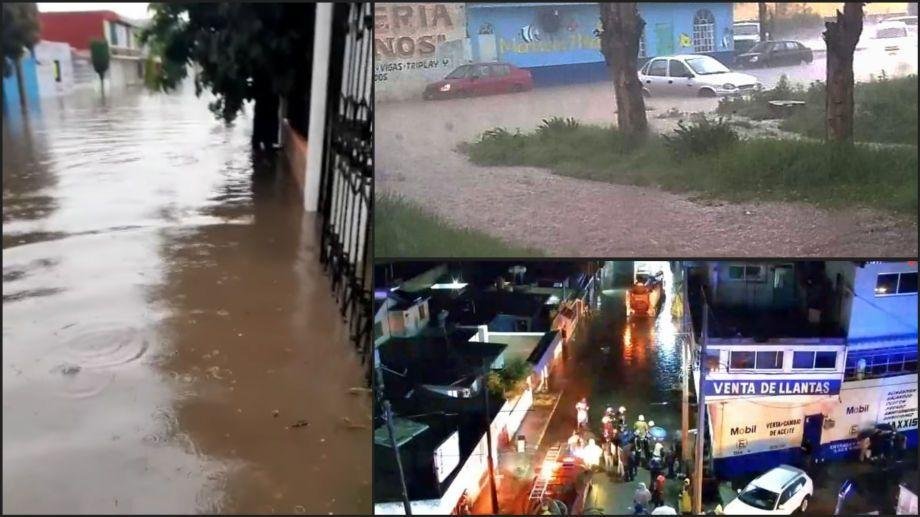 Inundado: Tepeapulco sufre por las fuertes lluvias