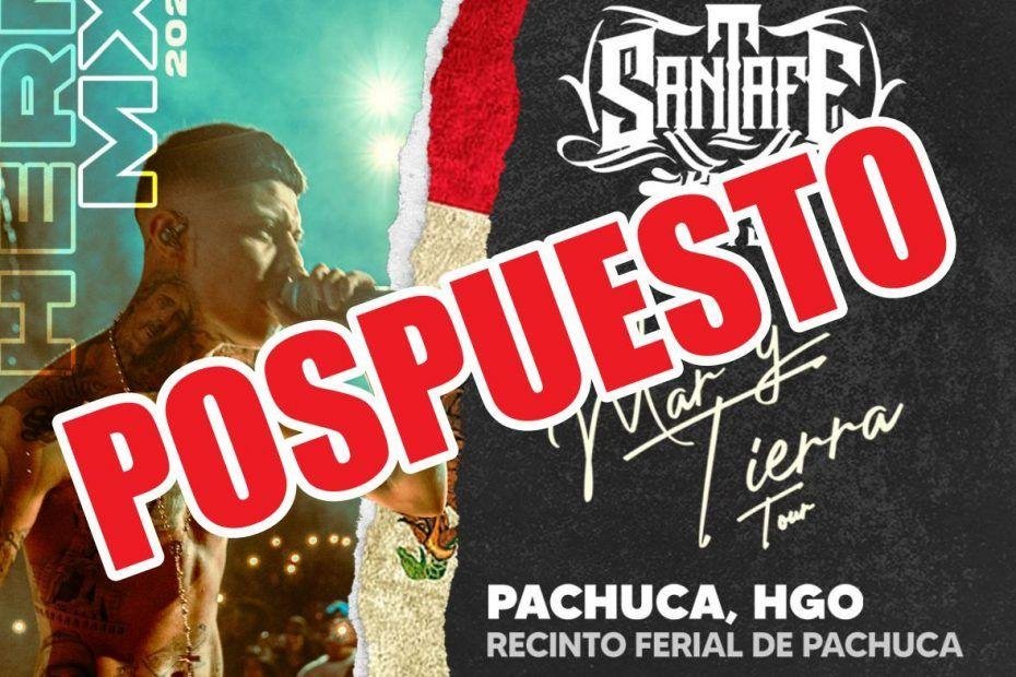 Posponen concierto de Santa Fe Klan en Pachuca