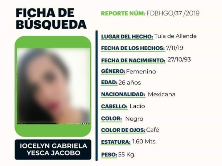 Mujer reportada como desaparecida se encontraba en un área de retención primaria