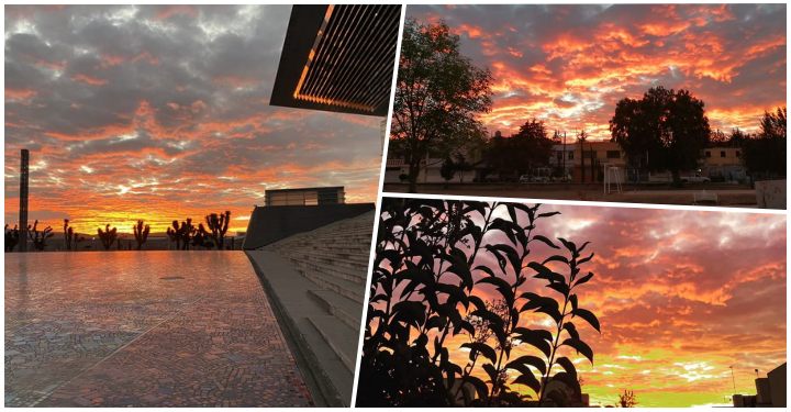 Así se vio el espectacular amanecer este miércoles en Pachuca