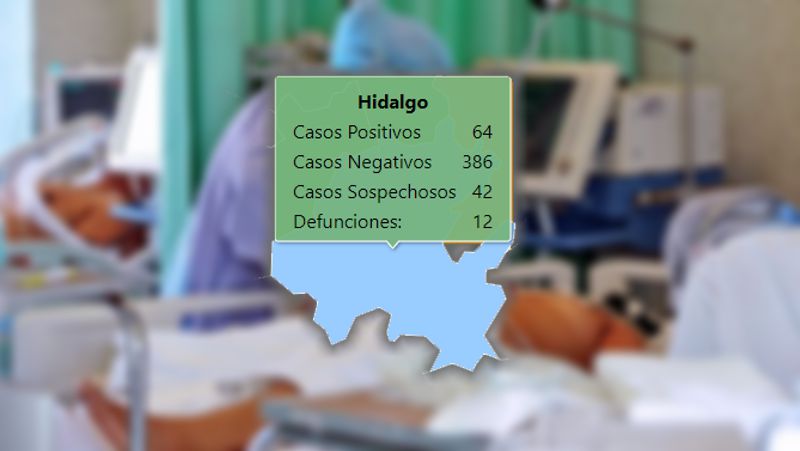 Fallecen dos personas más por COVID-19 en Hidalgo; suman 12 decesos