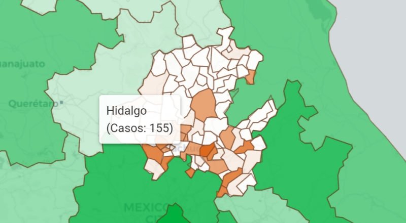 Ya son más de 150 los hidalguenses con coronavirus