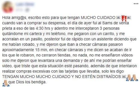 Así roban en pasillos de tiendas de autoservicio de Pachuca durante la contingencia