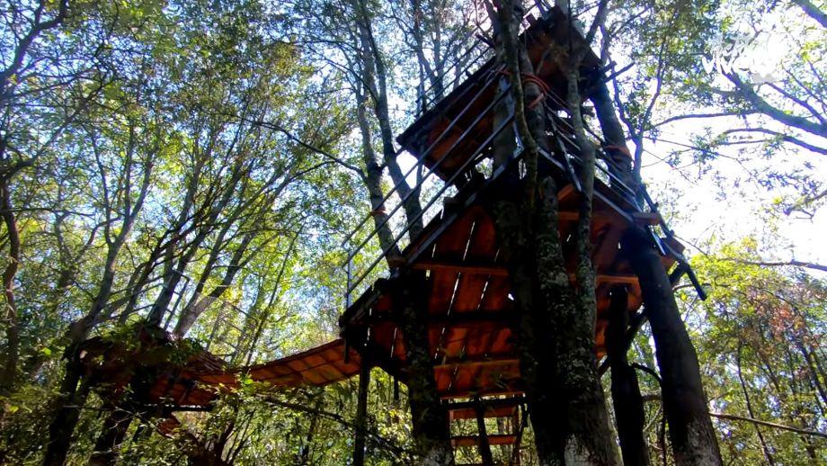 Este es el parque sensorial con jardines y puentes colgantes cerca de Pachuca