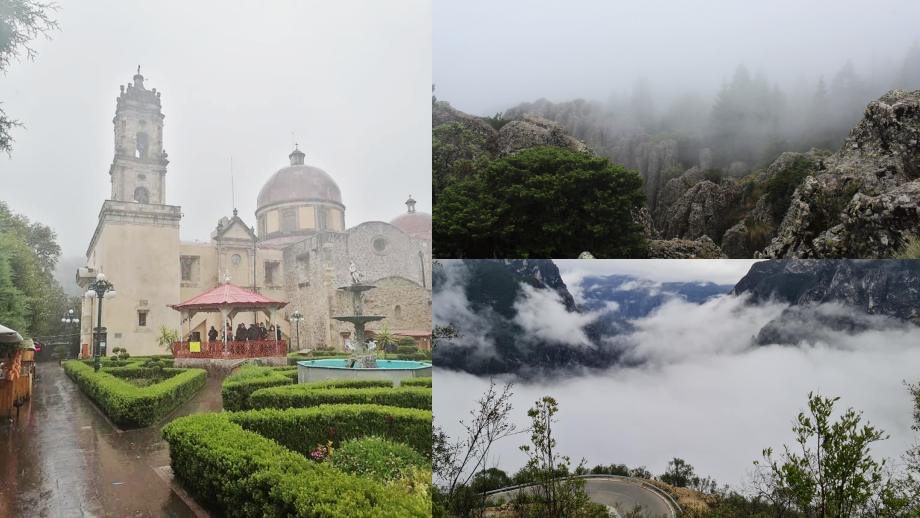 Las hermosas imágenes que está dejando el clima en Hidalgo