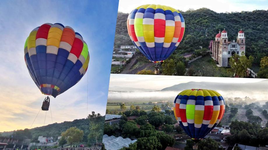 Inauguran nueva atracción turística de globo aerostático en Hidalgo, cerca de Pachuca