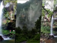 Las espectaculares cascadas que se forman en Tenango de Doria