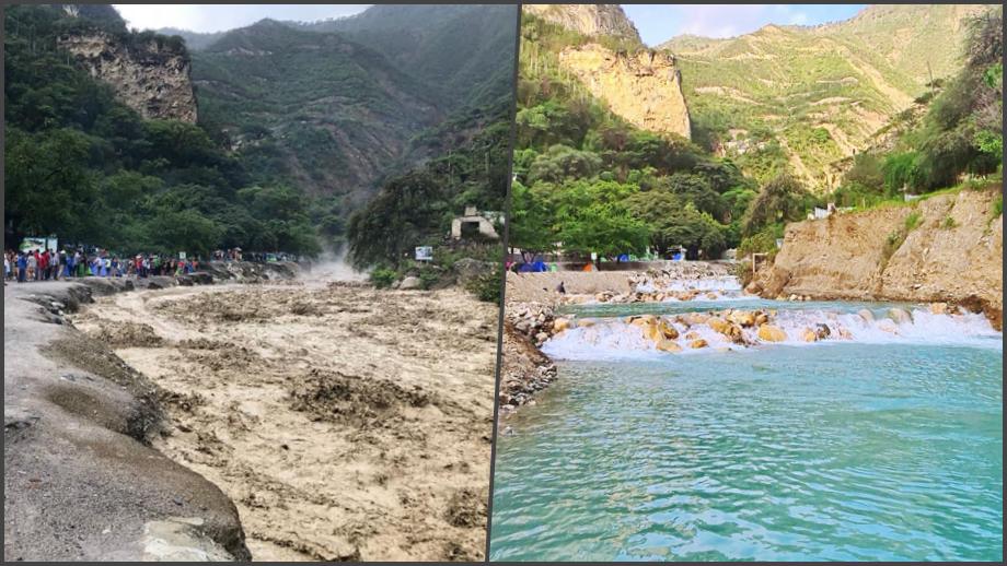 Río de Grutas Tolantongo recupera su color turquesa