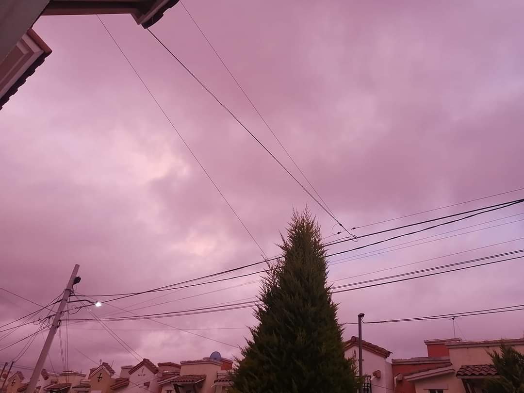 #Galería: Así se vio el cielo en Pachuca previo a la llegada del huracán Grace