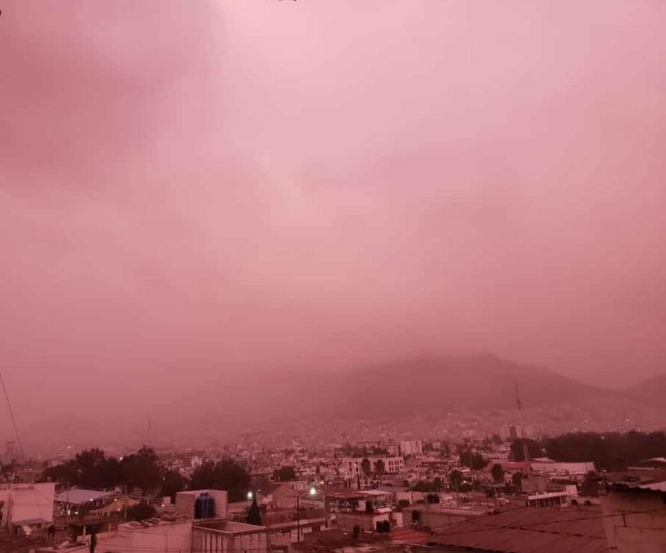 #Galería: Así se vio el cielo en Pachuca previo a la llegada del huracán Grace