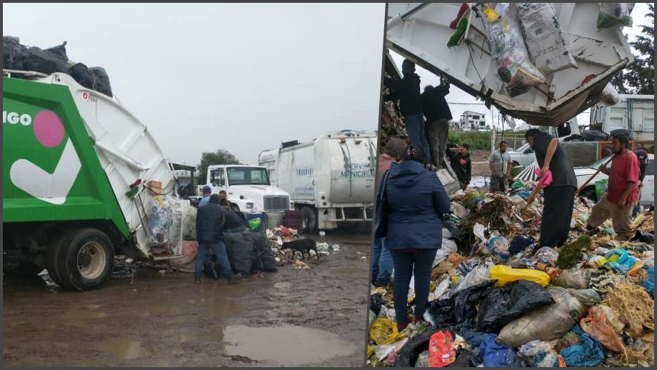 Localizan bolsa con dinero en camión de basura de Tulancingo y lo regresan a su dueña