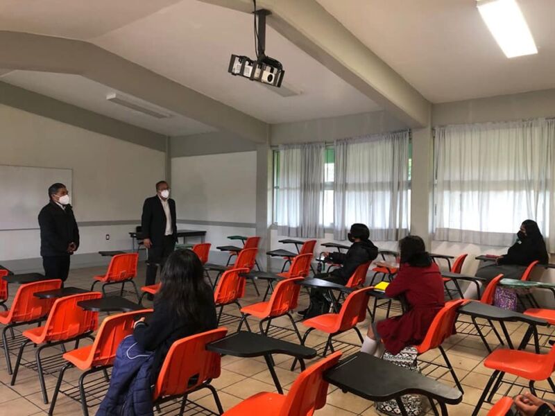 #Fotos: Así fue el regreso a clases presenciales en Hidalgo