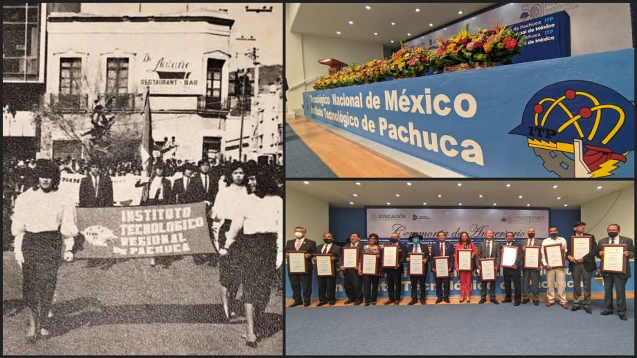 ¡Felicitaciones! El Tecnológico de Pachuca celebra su 50 aniversario