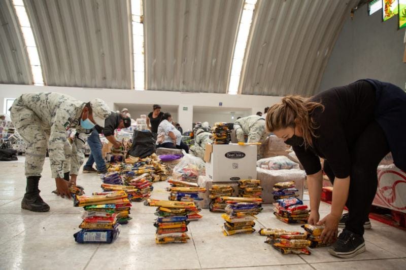 #Galería: Los héroes en la zona de desastre