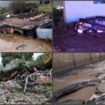 #Fotos: Bardas y árboles colapsados, autos dañados, socavones: las afectaciones en Pachuca por el clima