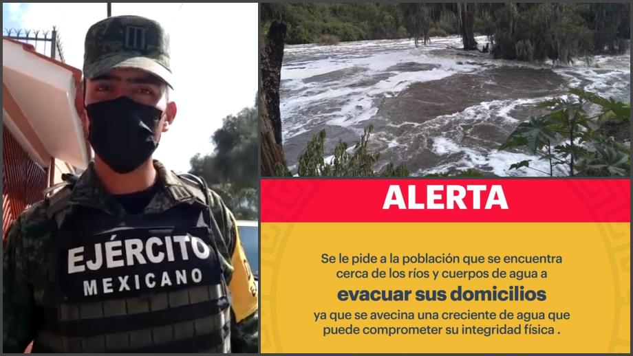 Desfogan presa y emiten alerta urgente de evacuación por nueva creciente del río Tula