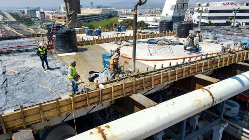#Fotos: Así van los avances del puente atirantado de Pachuca