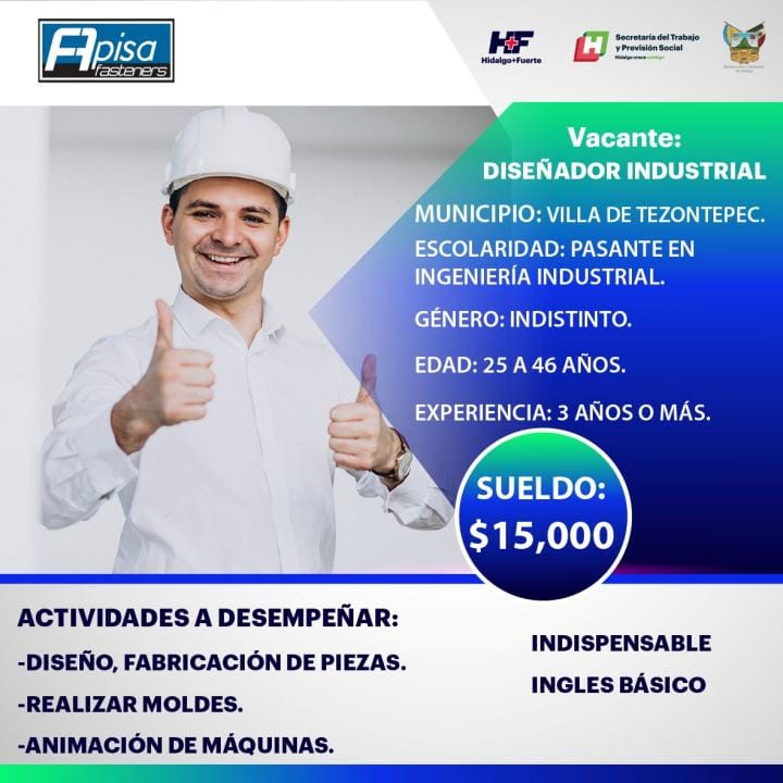 Empleos en empresas en Pachuca y otros municipios con sueldos de hasta 15 mil pesos