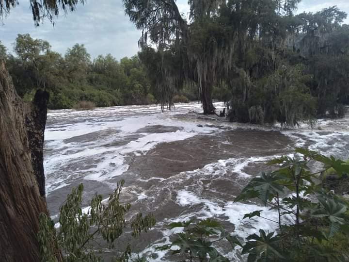 #FotosYVideos: Parques y balnearios de Hidalgo devastados por inundaciones