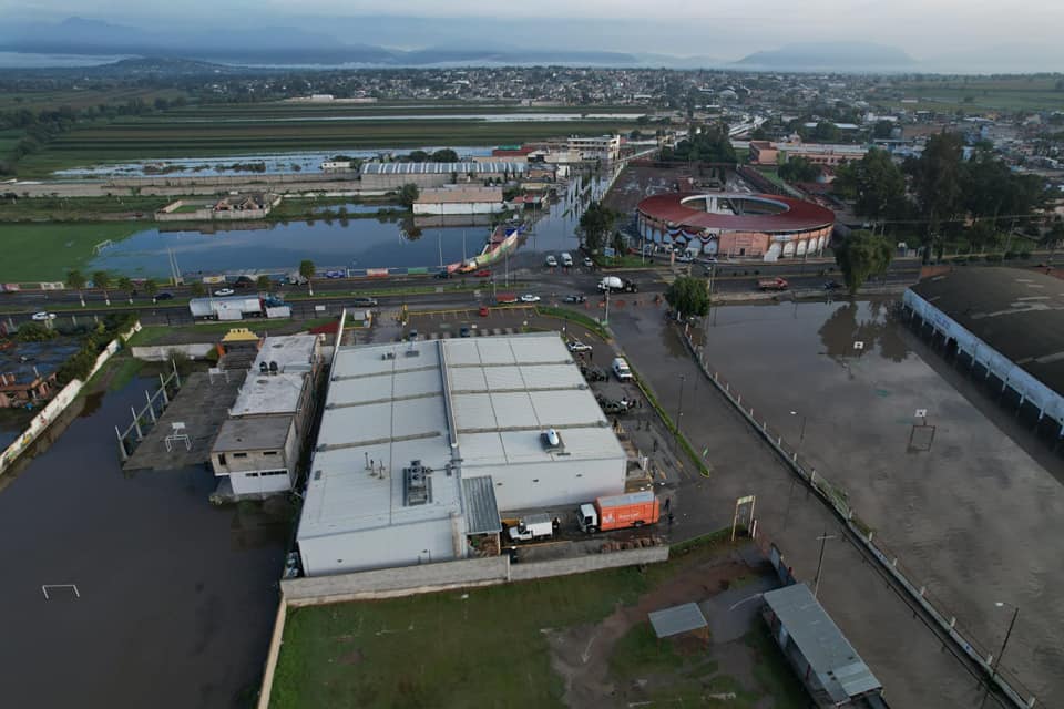 #Fotos: Se desborda río ahora en Tlahuelilpan; ya es zona de desastre