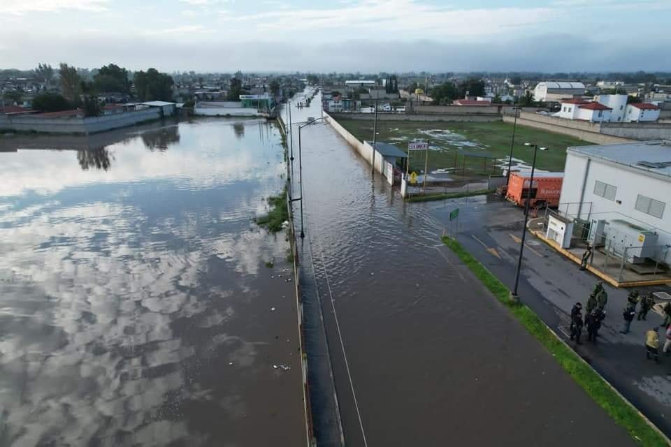 #Fotos: Se desborda río ahora en Tlahuelilpan; ya es zona de desastre