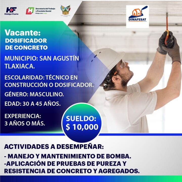 Empleos en empresas en Pachuca y otros municipios con sueldos de hasta 15 mil pesos