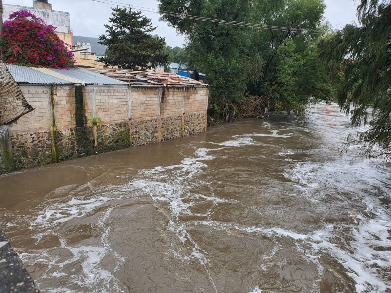 Alerta en Tula por nueva crecida de ríos; vuelven inundaciones