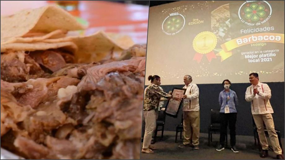 Premian a la barbacoa de Hidalgo como el mejor platillo local de México