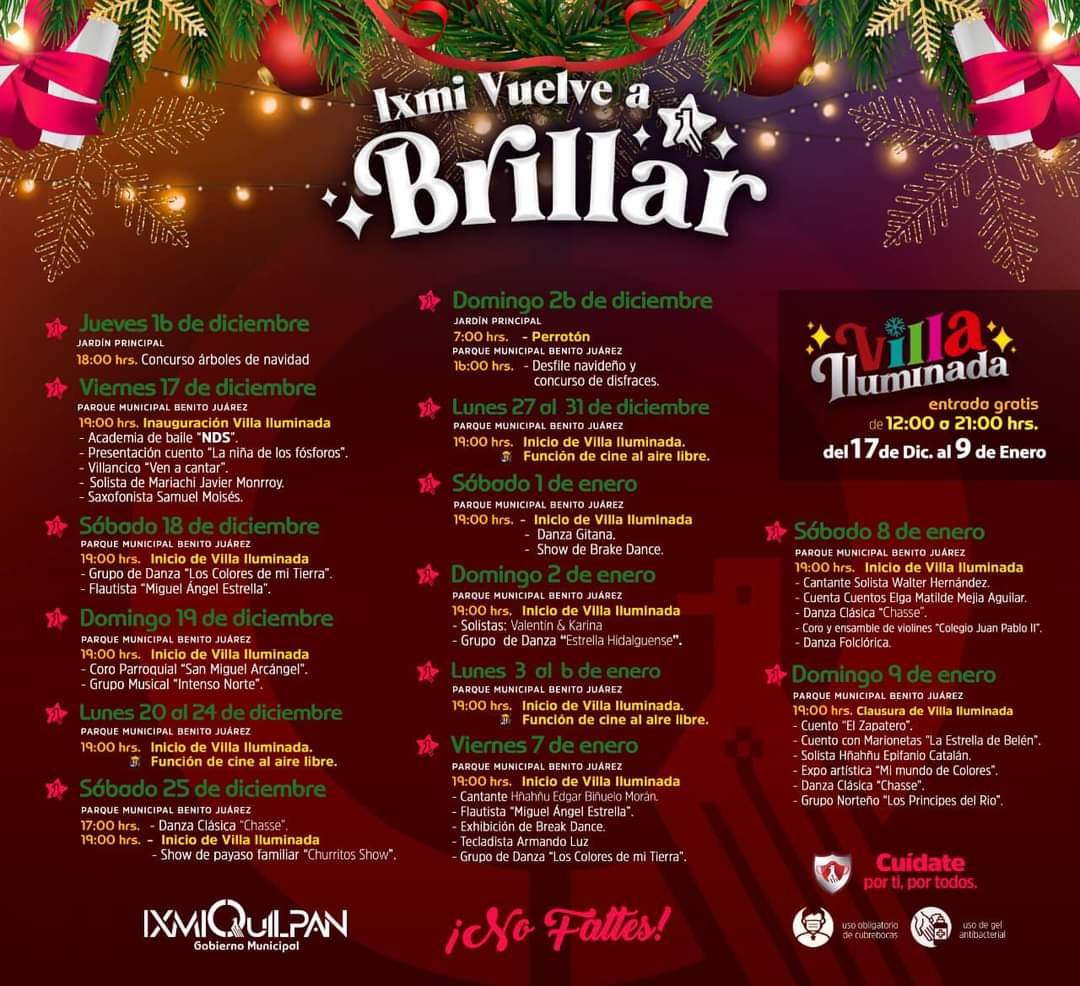 #Fotos: Abren Villa Iluminada en Ixmiquilpan
