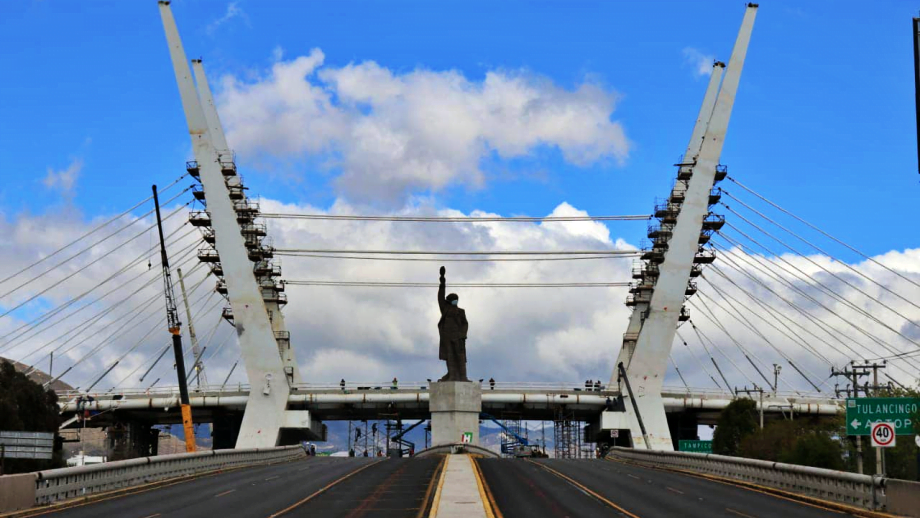 Detectan deficiencias de construcción en puente atirantado de Pachuca; lo abrirán hasta el 2022