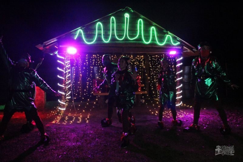 #Galería: Así es el recorrido por el Bosque Iluminado de Pachuca
