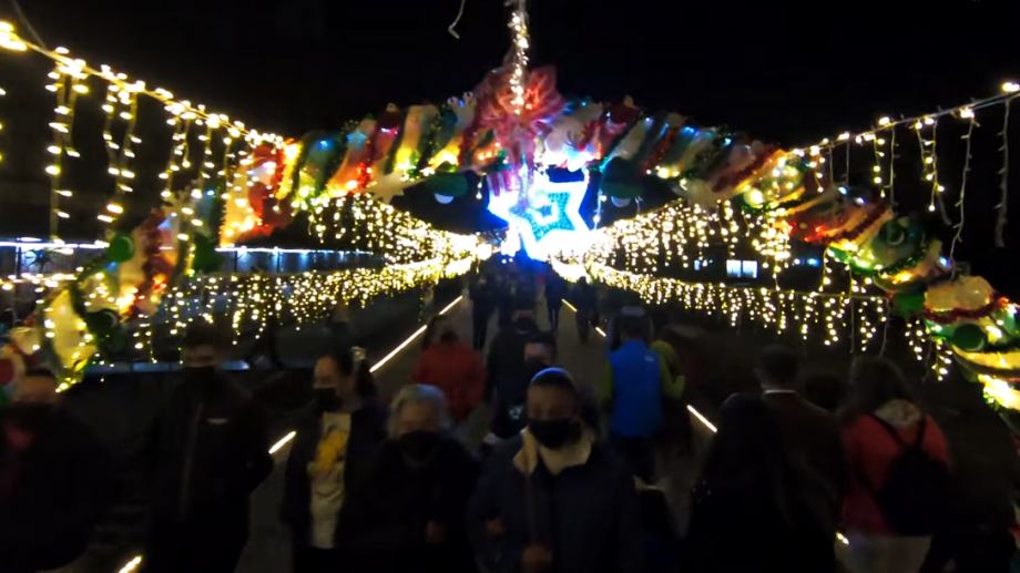 #Video: Así llegó la Navidad al Centro Cultural del Ferrocarril, en Pachuca