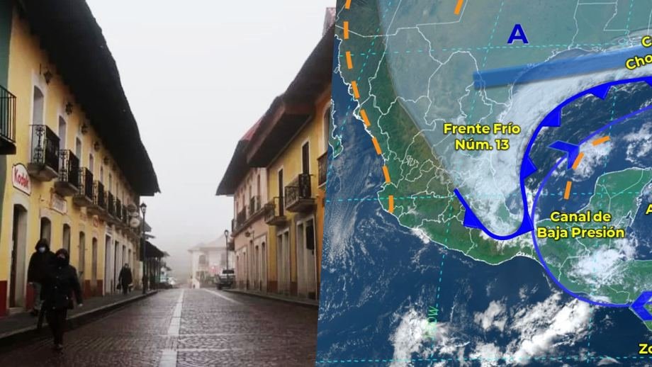 Frente frío dejará temperaturas bajo cero y heladas esta semana en Hidalgo