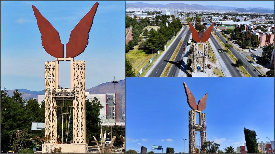 #Fotos: Construyen 'Hidalgo Infinito', nuevo monumento en Pachuca