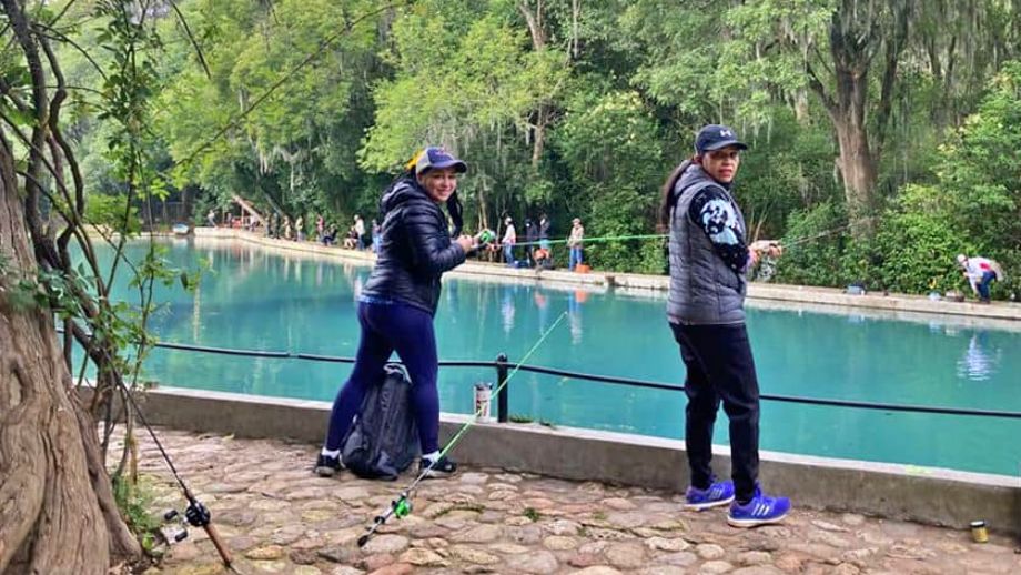 Realizarán torneo inclusivo de pesca en el Bosque de las Truchas de Huasca este fin
