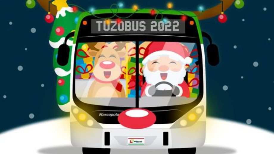 Tuzobús 'autoriza' transportar todas tus compras navideñas en sus unidades