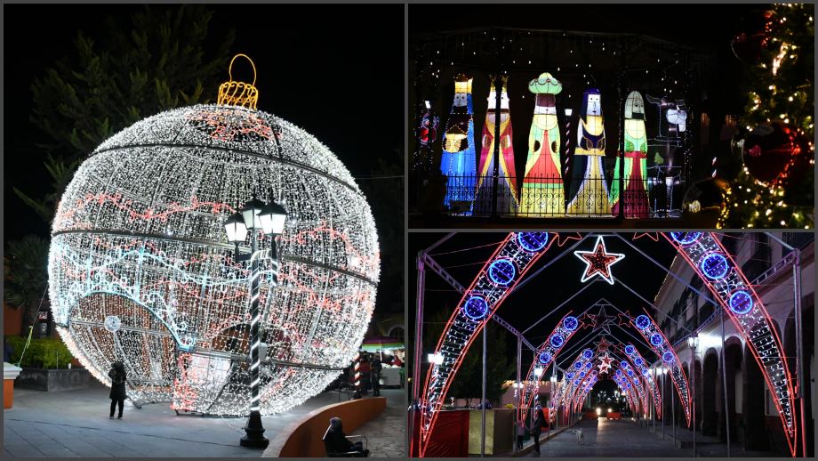 #Fotos: Así de navideño luce el más reciente Pueblo Mágico de Hidalgo