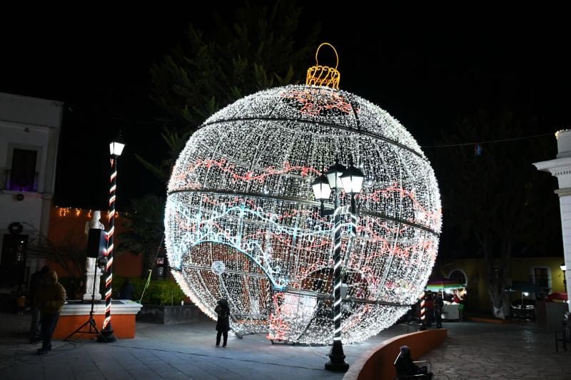 #Fotos: Así de navideño luce el más reciente Pueblo Mágico de Hidalgo
