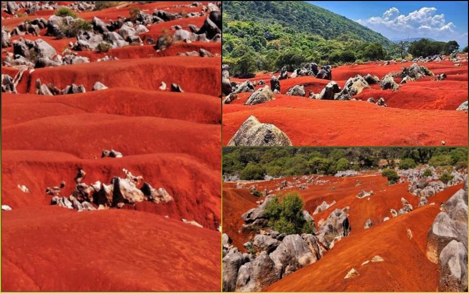 Como de otro planeta 👨‍🚀 así son las sorprendentes Dunas Rojas de Hidalgo