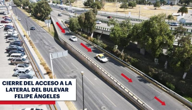 Cerrarán por dos meses el acceso a la lateral frente a Galerías Pachuca