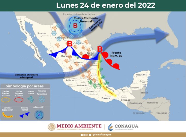 Se esperan temperaturas bajo cero y fuertes rachas de viento en Hidalgo