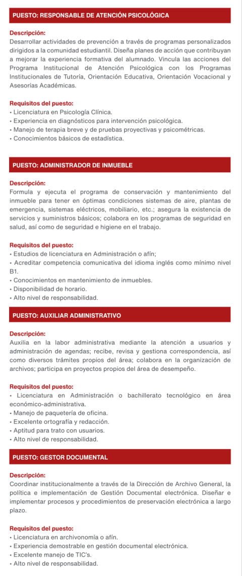 Lanza UAEH convocatoria de reclutamiento de personal académico y administrativo