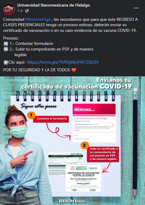 Universidades de Pachuca piden certificado de vacunación; así lo puedes obtener 4 Universidades de Pachuca piden certificado de vacunación; así lo puedes obtener
