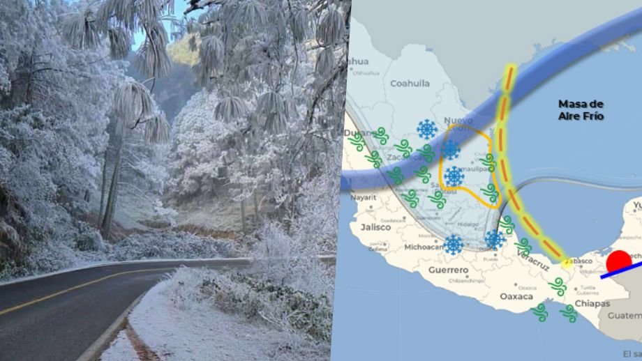 Aquí viene más frío con heladas y posible aguanieve en Hidalgo