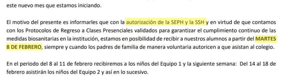 Autorizan regreso a clases presenciales en Pachuca; ya hay fecha 4 Autorizan regreso a clases presenciales en Pachuca; ya hay fecha