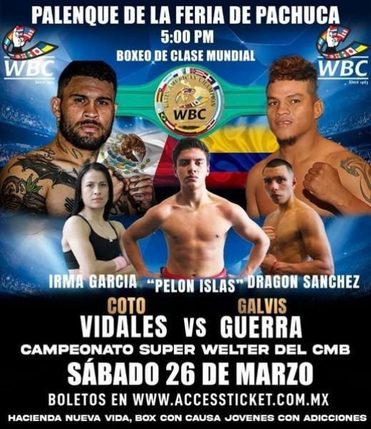 Anuncian función de box de clase mundial en Pachuca